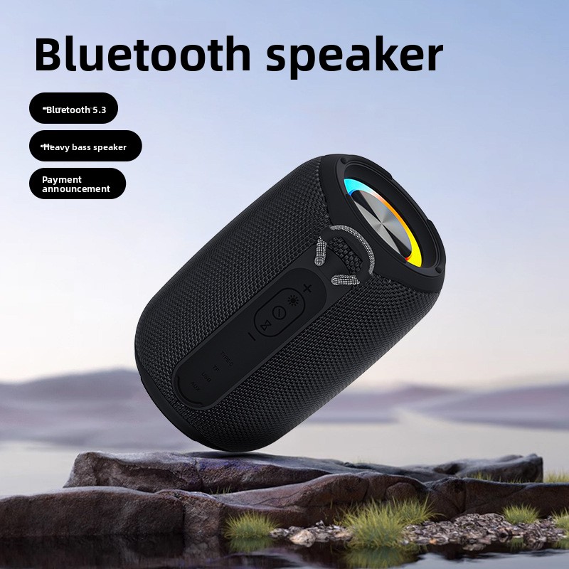 Bluetooth Speaker Waterproof - Subwoofer pesado áudio inteligente festa ao