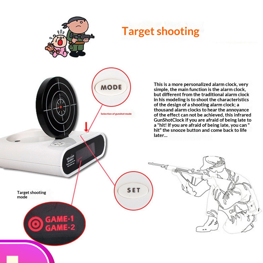 Electronics Gadgets For Gift - Relógio de Mesa Eletrônico Criativo com