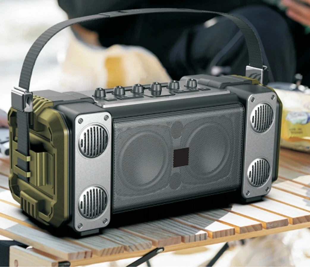 Bluetooth Speaker Waterproof - Subwoofer S1032 300W Recarregável para Festas