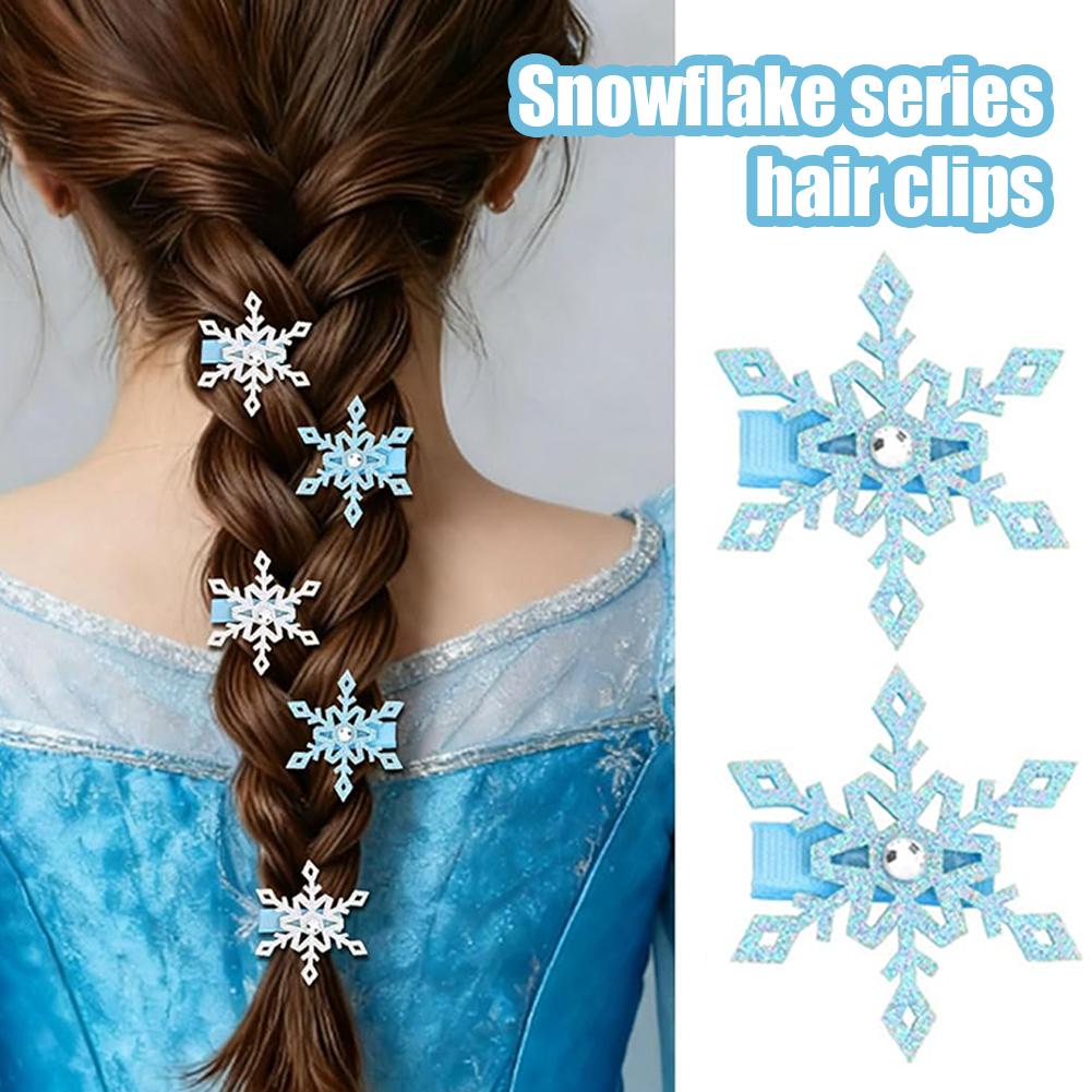 Elsa Gadget - 2 pçs inverno novo floco de
