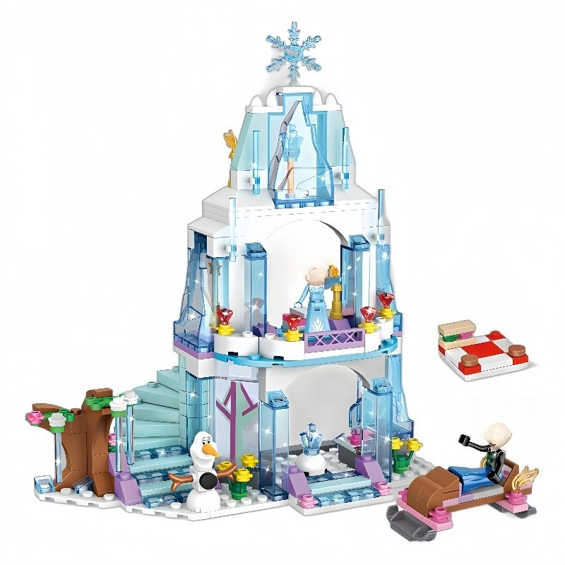 Elsa Gadget - Conjunto de Blocos de Montar Castelo