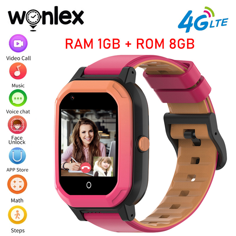 Smart Watch Kids - Wonlex 4g relógio inteligente crianças gps