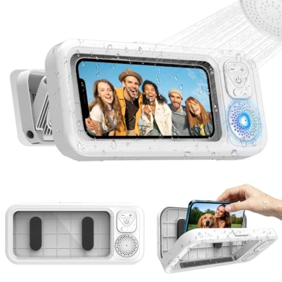 Bluetooth Speaker Waterproof - Suporte para Telefone de Banho à