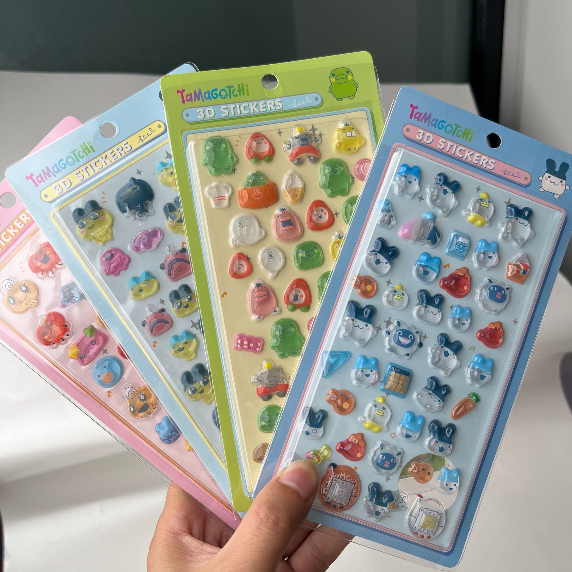Electronic Gift - Adesivos 3D Fofos Tamagotchi: Decalques em