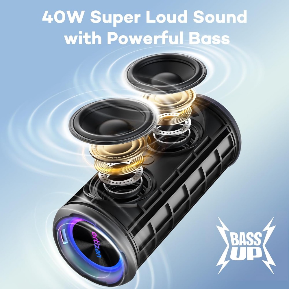 Caixa de Som Bluetooth Portáti - Bluetooth Speaker Waterproof avaliação e preço