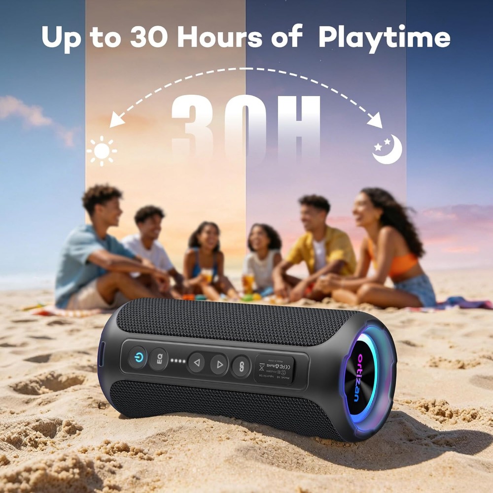 Caixa de Som Bluetooth Portáti - Bluetooth Speaker Waterproof avaliação e preço