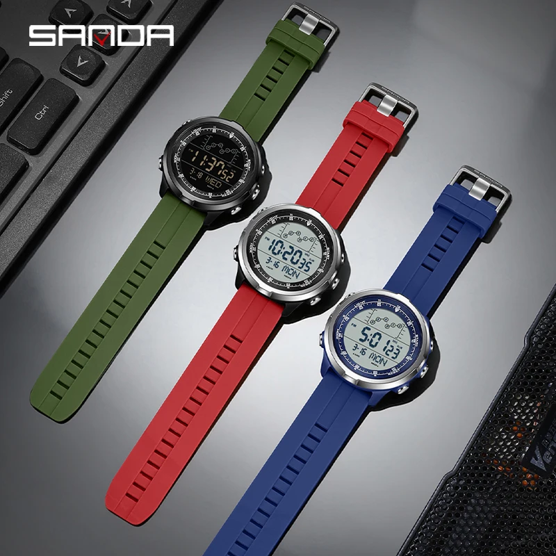 Relógio Digital SANDA para Hom - Electronics Gadgets For Men avaliação e preço