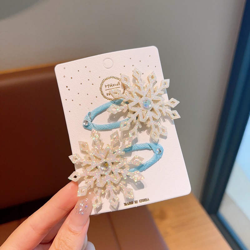 2 pçs inverno novo floco de ne - Elsa Gadget avaliação e preço