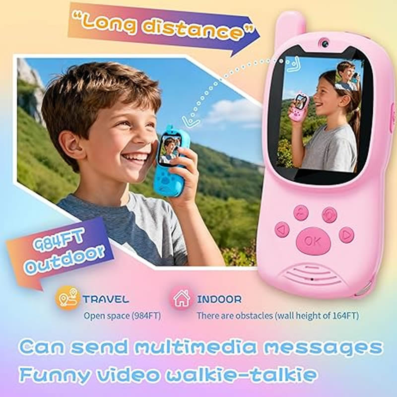 Walkie Talkies Fofos 2 em 1 Re - Smart Watch Kids avaliação e preço