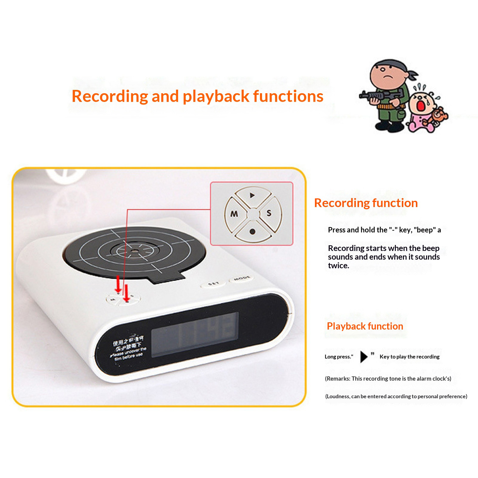 Relógio de Mesa Eletrônico Cri - Electronics Gadgets For Gift avaliação e preço