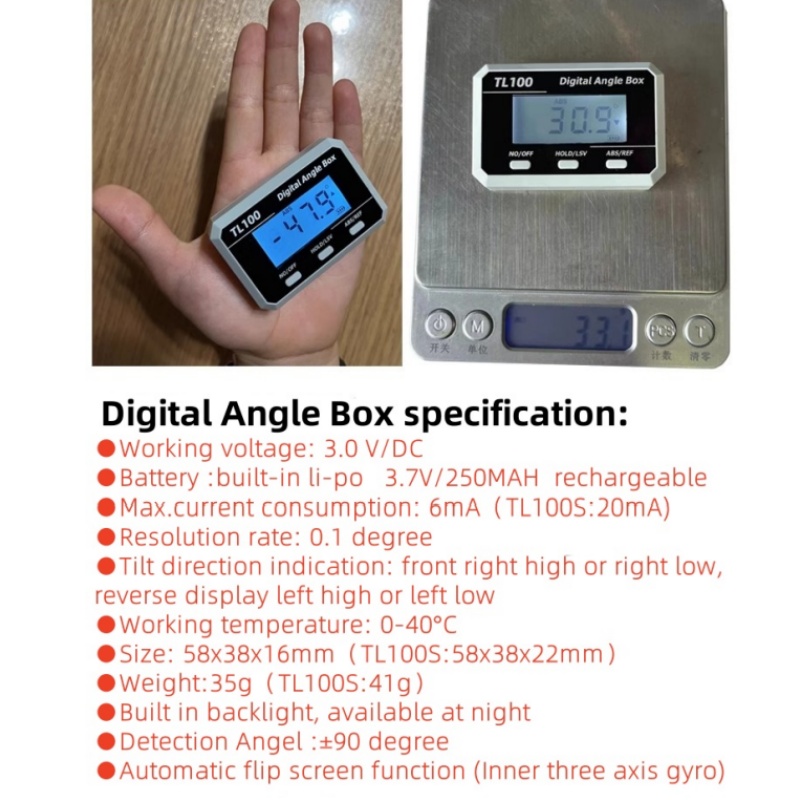 Medidor de ângulo horizontal,  - Electronic Gadgets avaliação e preço