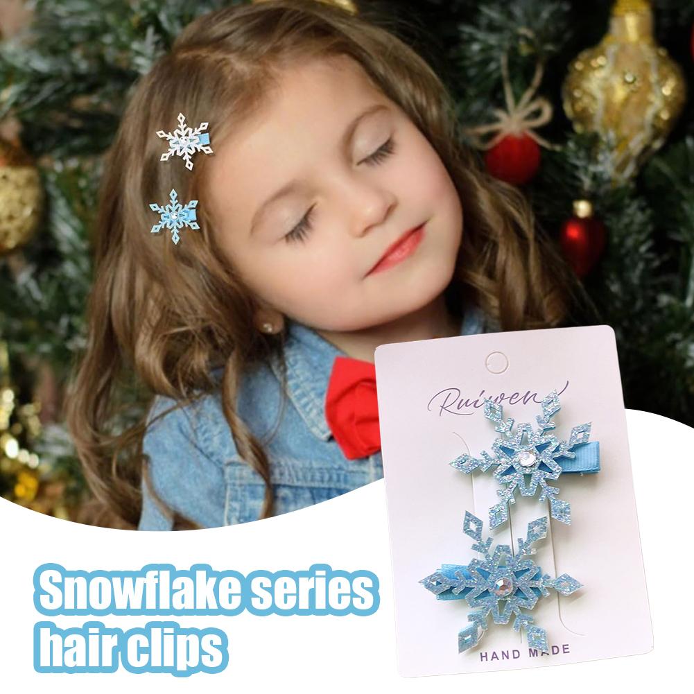 2 pçs inverno novo floco de ne - Elsa Gadget avaliação e preço